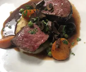 Steaks and potatoes 
